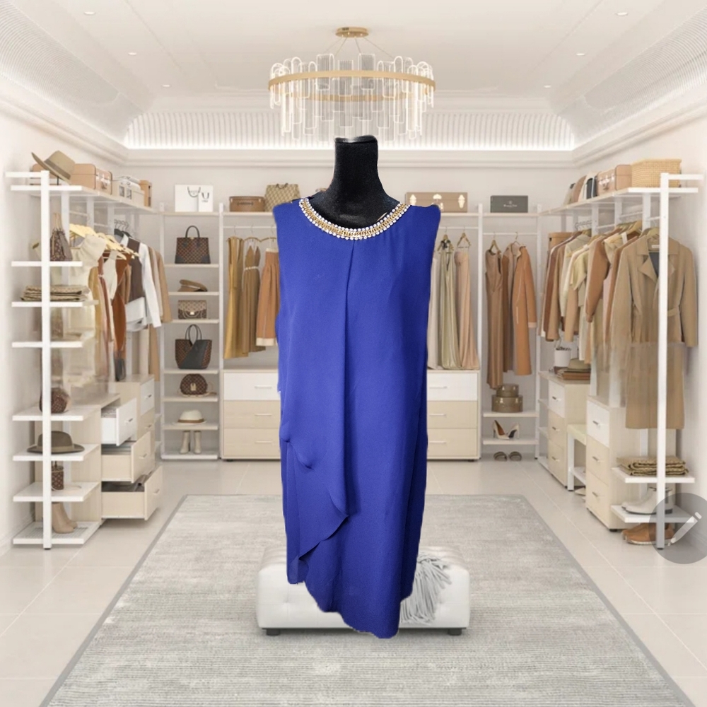 MSK-Royal blue dress